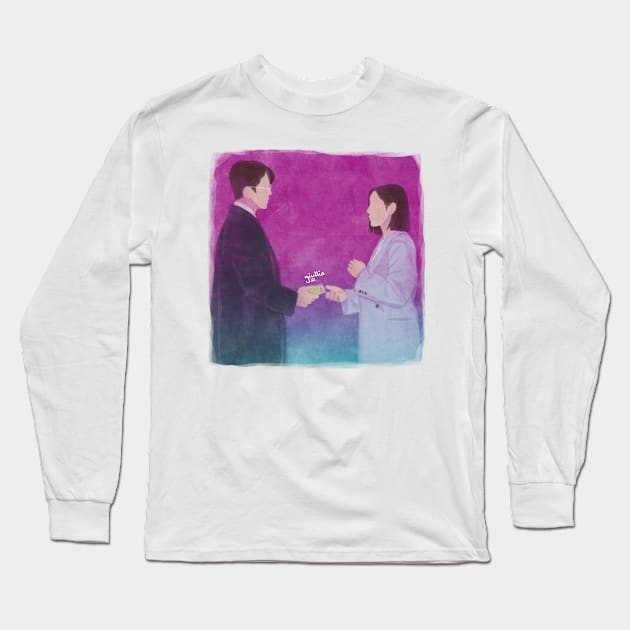 Business proposal FANART 03 -Sung hoon x Young seo Long Sleeve T-Shirt by Giullia - Yeppeunyeppeun Art